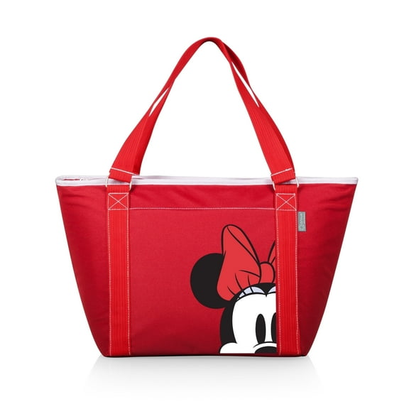 Oniva Minnie Mouse - Topanga 24-Can Insulated Cooler Tote Bag, Leakproof Soft Sided Cooler, Red