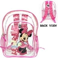 thumbnail image 1 of Minnie Mouse Transparent 16" Backpack, 1 of 1