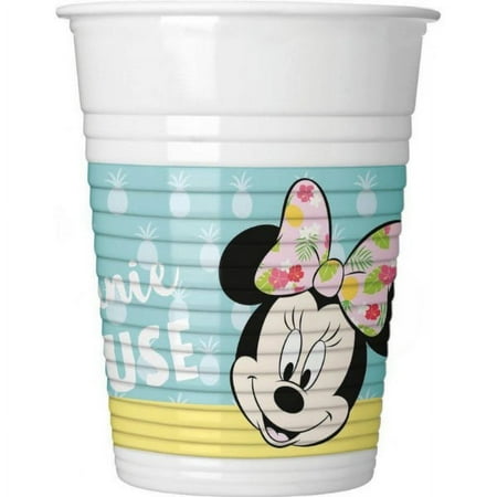 Minnie Mouse 'Tropical' 7oz Plastic Cups (8ct)