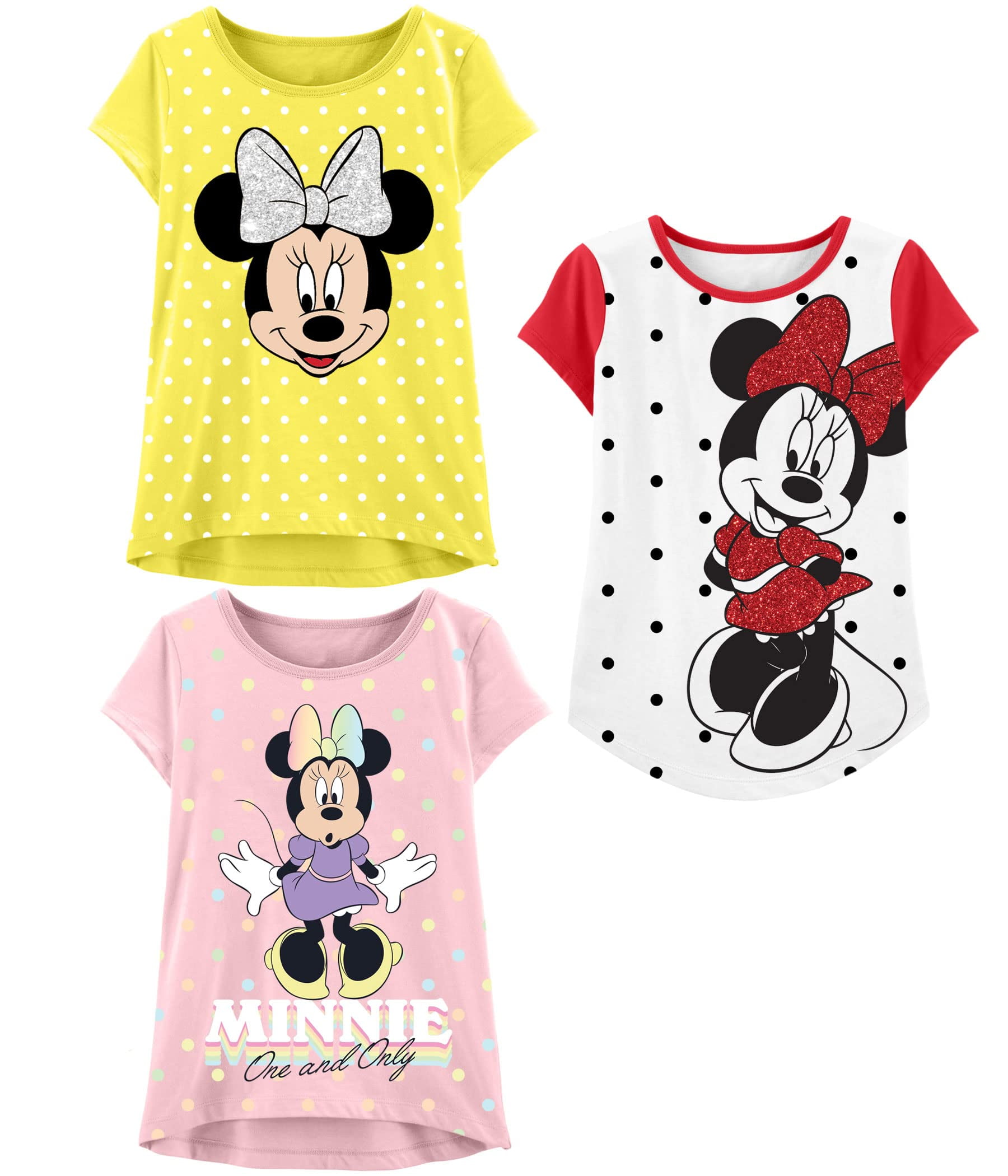 Disney Minnie Mouse T-Shirt (Sets) Daisy Duck Graphic Outfit Tee Infant Little - Picture 25 of 25