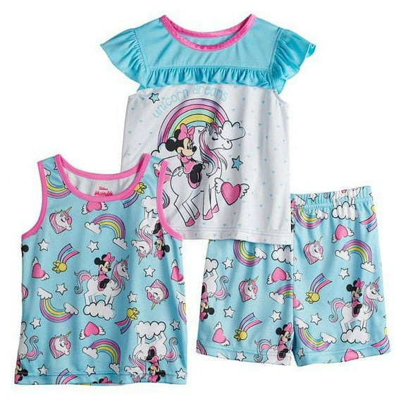 Minnie Mouse Unicron Dreams 3-Piece Pajama Set 2T