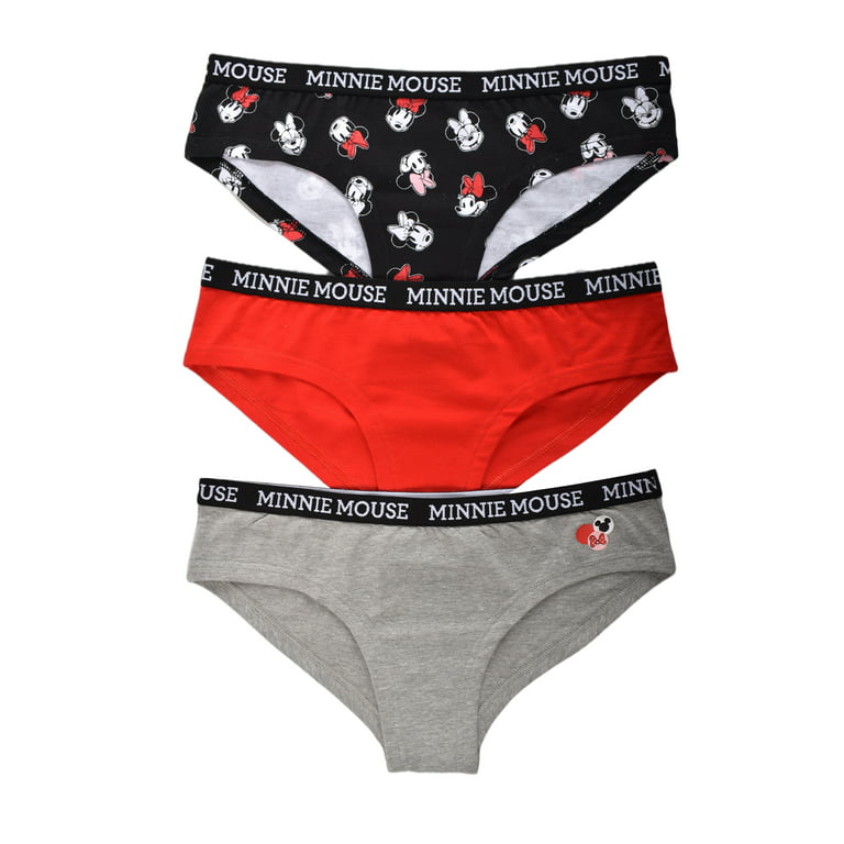 Minnie Mouse Women's Hipster Panties, 3 Pack 