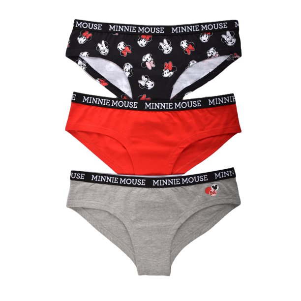 Minnie Mouse Women's Hipster Panties, 3 Pack
