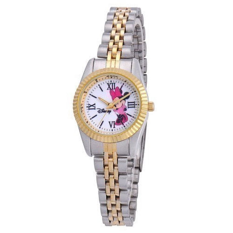 Disney Gold and Silver Minnie Mouse Women\'s Watch CITIZEN FALLING MICKEY & MINNIE SILVER-TONE DIAL LADIES  main image 4