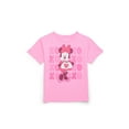 thumbnail image 1 of Minnie Mouse XO Girls Valentine's Day Short Sleeve Graphic Tee, Sizes 4-16, 1 of 3