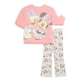 thumbnail image 1 of Minnie Mouse and Daisy Duck Toddler Girl Graphic Sweatshirt and Leggings Set, 2-Piece, Sizes 12M-5T, 1 of 10