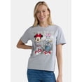 thumbnail image 1 of Minnie Mouse and Daisy Duck Women's Graphic Tee with Short Sleeves, Women's and Women's Plus, 1 of 5