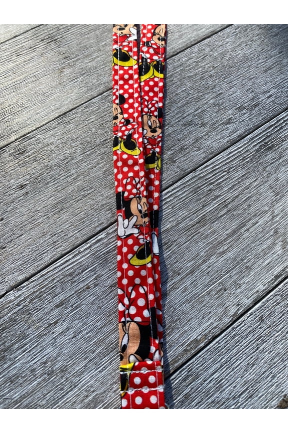 Minnie Mouse lanyard Minnie Mouse Keychain