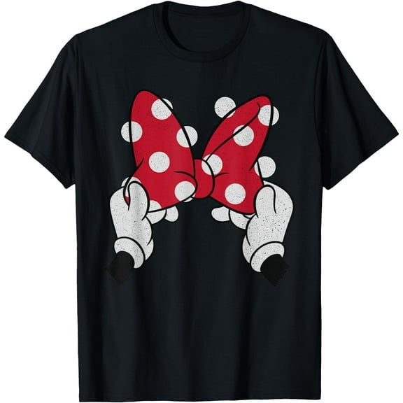Minnie Mouse's Red Polka Dot Bow DTG Print Unisex T-Shirt