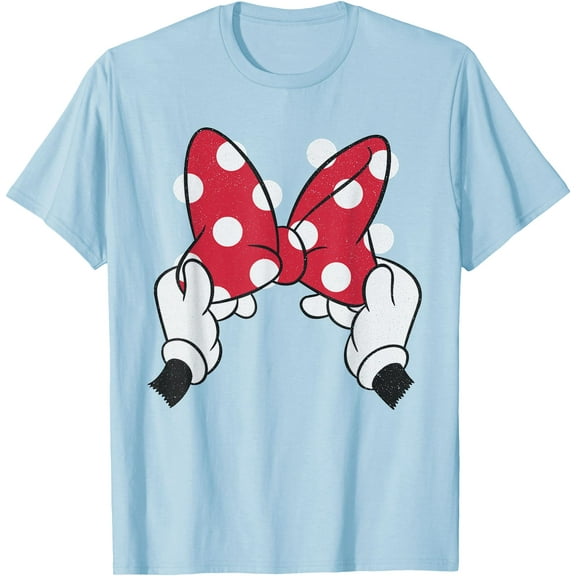 Minnie Mouse's Red Polka Dot Bow DTG Print Unisex T-Shirt