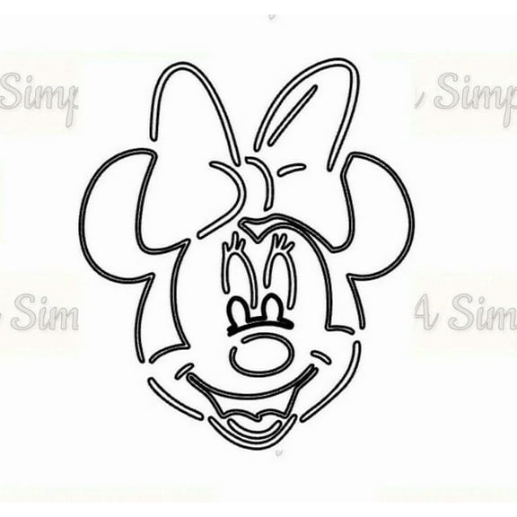 Minnie Pyo Paint Your Own Stencil