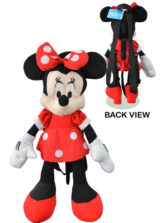 Minnie Red 16" Plush Backpack