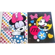 Minnie Set of 2 Portfolio Folders Rock the Dots and Dots Forever