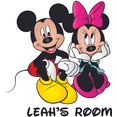thumbnail image 1 of Minnie Sitting Cartoon Customized Wall Decal - Custom Vinyl Wall Art - Personalized Name - Baby Girls Boys Kids Bedroom Wall Decal Room Decor Wall Stickers Decoration Size (30x30 inch), 1 of 2