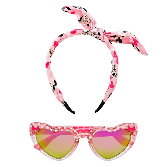 Sun-Staches Minnie Mouse Sunglasses and Headband Set With UV Protection