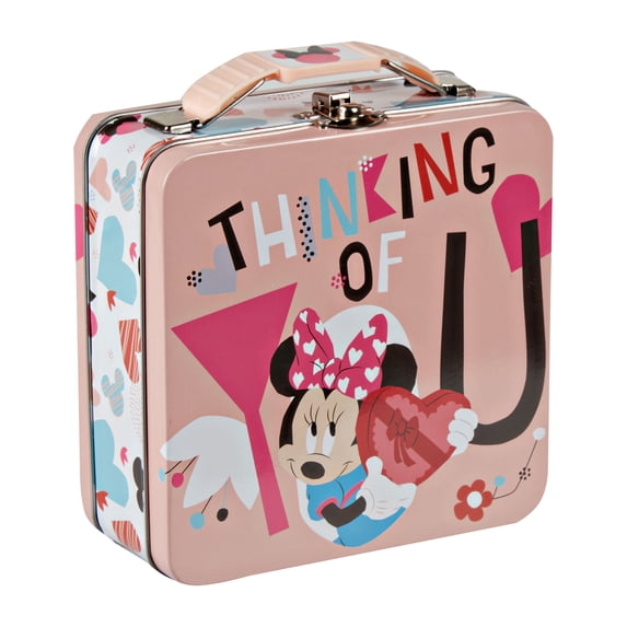 Minnie Tin Carrier for Valentines. Great for Storage and Gift Giving for the season.