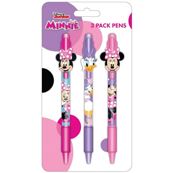 Minnie and friends 3pk Pens