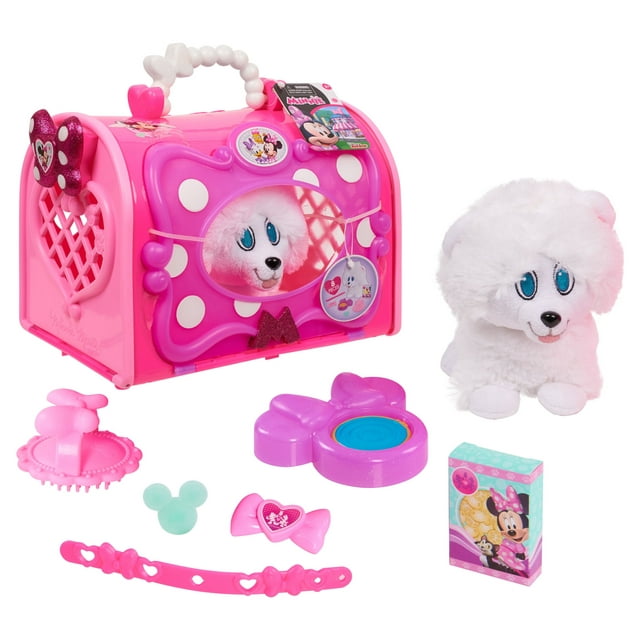 Minnie's Happy Helpers Pet Carrier, Officially Licensed Kids Toys for Ages 3 Up, Gifts and Presents