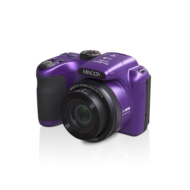 Minolta 20 Megapixels 26x Optical Zoom Digital Camera with 1080p