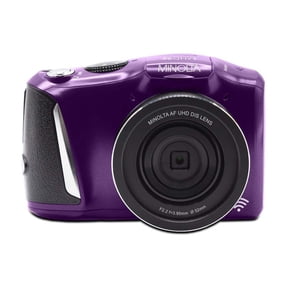 Minolta MND55-P 64 MP Autofocus & 4K Ultra HD Digital Camera with Wi-Fi - Purple