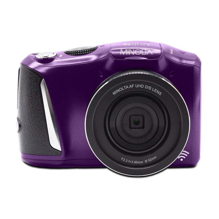 Minolta MND55-P 64 MP Autofocus & 4K Ultra HD Digital Camera with