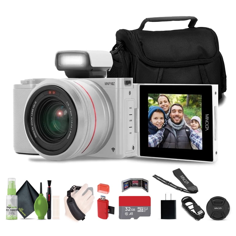 Minolta 72MP Camera w/10x Optical Zoom, Silver - Walmart.com