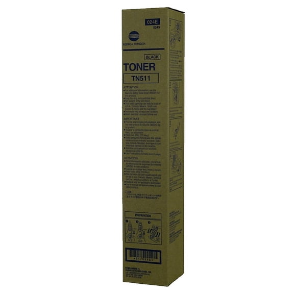 Minolta KONICA TN511 Black Original Toner (32,200 Yield)