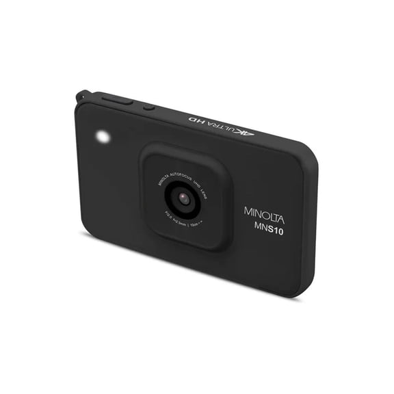 Minolta 48MP Digital Camera 4K Ultra Slim HD Video 2.9 IPS LCD Display - Black
