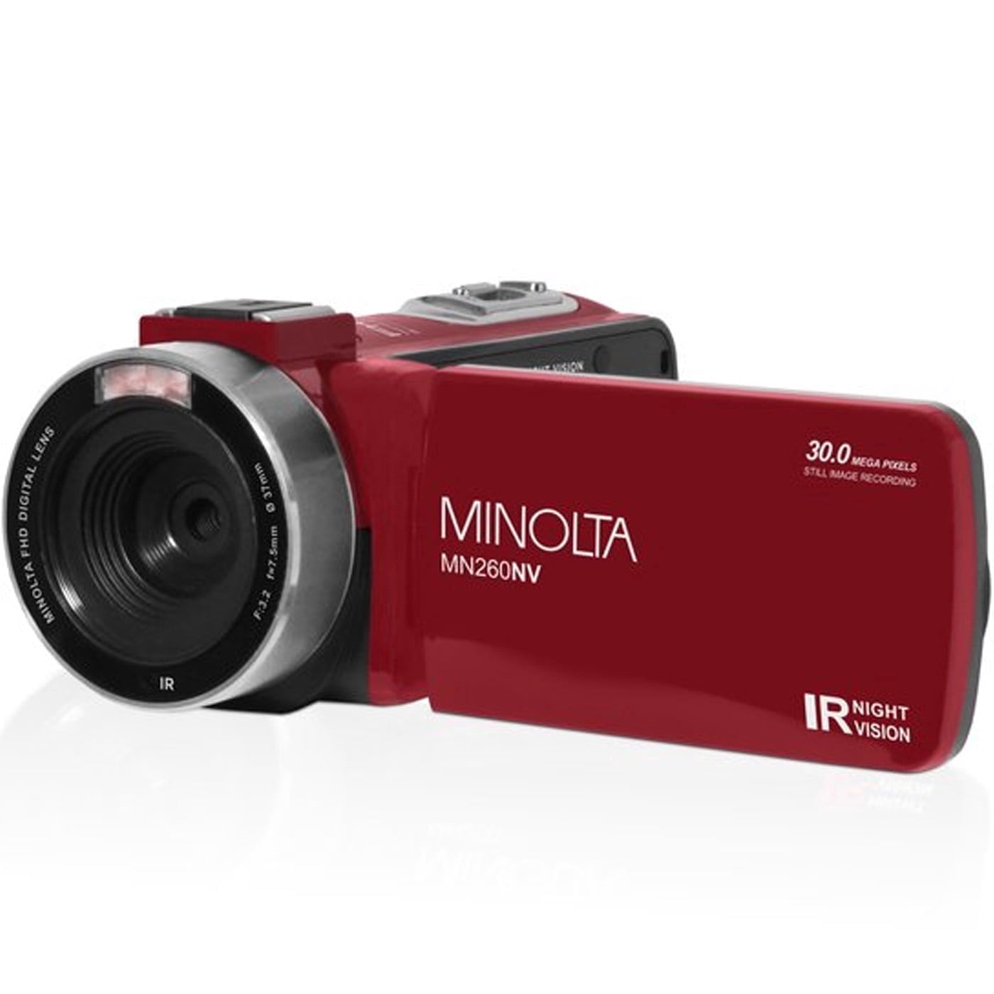 Minolta MN260NV 1080P FHD / 30 MP Night Vision Camcorder, Blue