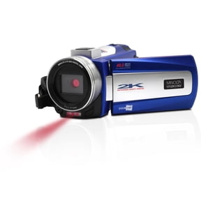 Minolta MN2K50NV-BL MN2K50NV 2.7K Quad HD 16x Digital Zoom IR Night Vision Video Camcorder (Blue)