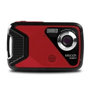 Minolta MN30WP Waterproof 4x Digital Zoom 21 MP/1080p Digital Camera (Red), MN30WP-R