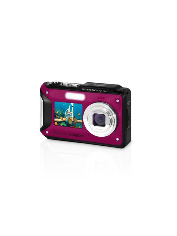 MN60WP-M MN60WP 48 MP 4K Ultra HD Waterproof Camera with Wi-Fi & Dual LCD - Magenta