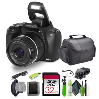 MINOLTA MN35Z 20 Megapixels Point & Shoot Camera 35X Zoom Purple