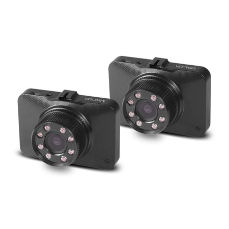 Minolta MNCD260V-BK-2P MNCD260 1080P Infrared NV Car Camcorder with 2.4 in. LCD Monitor - Black - Pack of 2