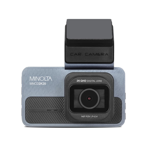 Minolta MNCD2K20 2.5K Quad HD Dash Camera with 3.0" LCD Screen