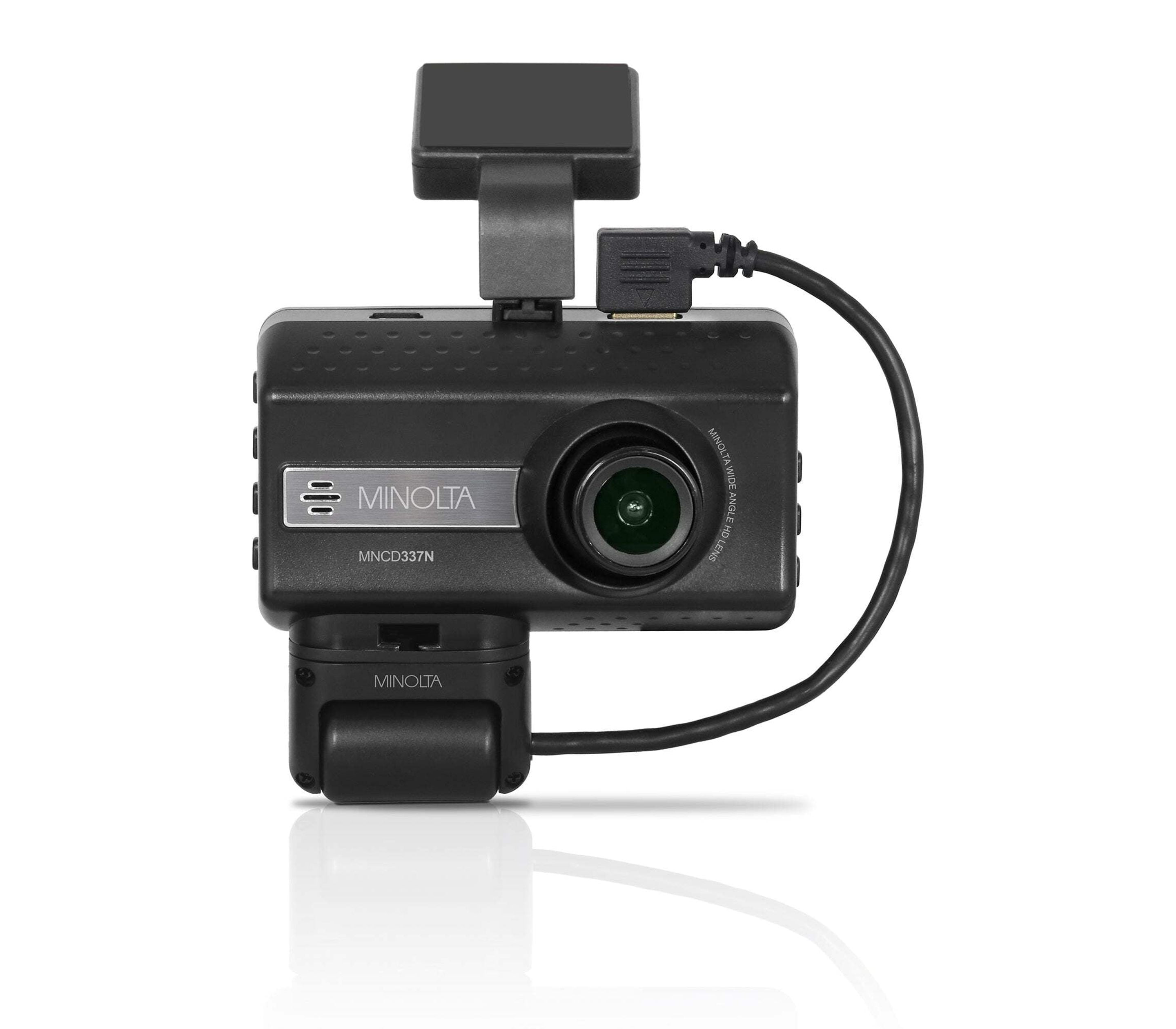 Minolta MNCD337N 2-Channel 1080P Car Camcorder w/3.0