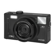 Minolta MND25 48 MP Autofocus / 4K Ultra HD Camera w/Selfie Mirror (Black)