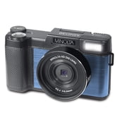كاميرا رقمية Minolta MND30-BL MND30 4x Digital Zoom 30 MP/2.7K Quad HD باللون الأزرق