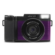Minolta MND30-P MND30 4x Digital Zoom 30 MP/2.7K Quad HD Digital Camera (Purple)