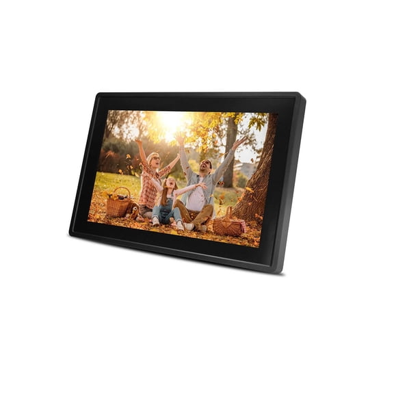 Minolta MNDPF101 10.1" IPS HD Touchscreen Smart Photo Frame with Frameo App, Black
