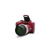 Minolta Pro Shot 16 Mega Pixel HD Digital Camera with 53x Optical Zoom, Full 1080p HD Video & 16GB SD Card (MN53Z Red)