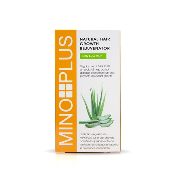 Minoplus Aloe Hair Growth Serum 30ml - Unisex Hair Care Solution Infused with Aloe Juice