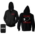 thumbnail image 1 of Minor Threat Black Sheep Out Of Step Logo Zip Hoody Sweatshirt + Coolie (XL), 1 of 1