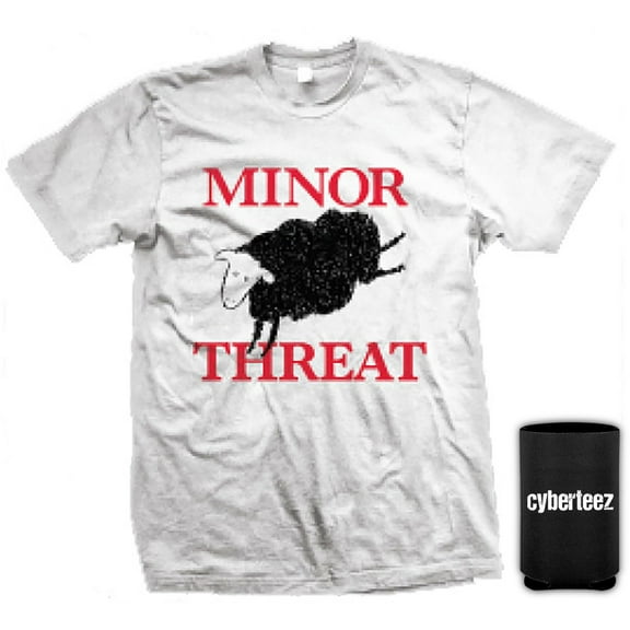 Minor Threat Black Sheep Out Of Step White T-Shirt + Coolie (S)