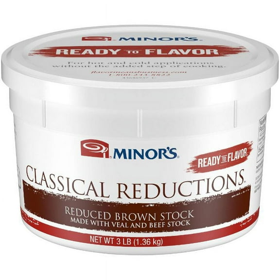 Minor's Classical Reduction Reduced Brown Stock 3lbs (PACK OF 4)