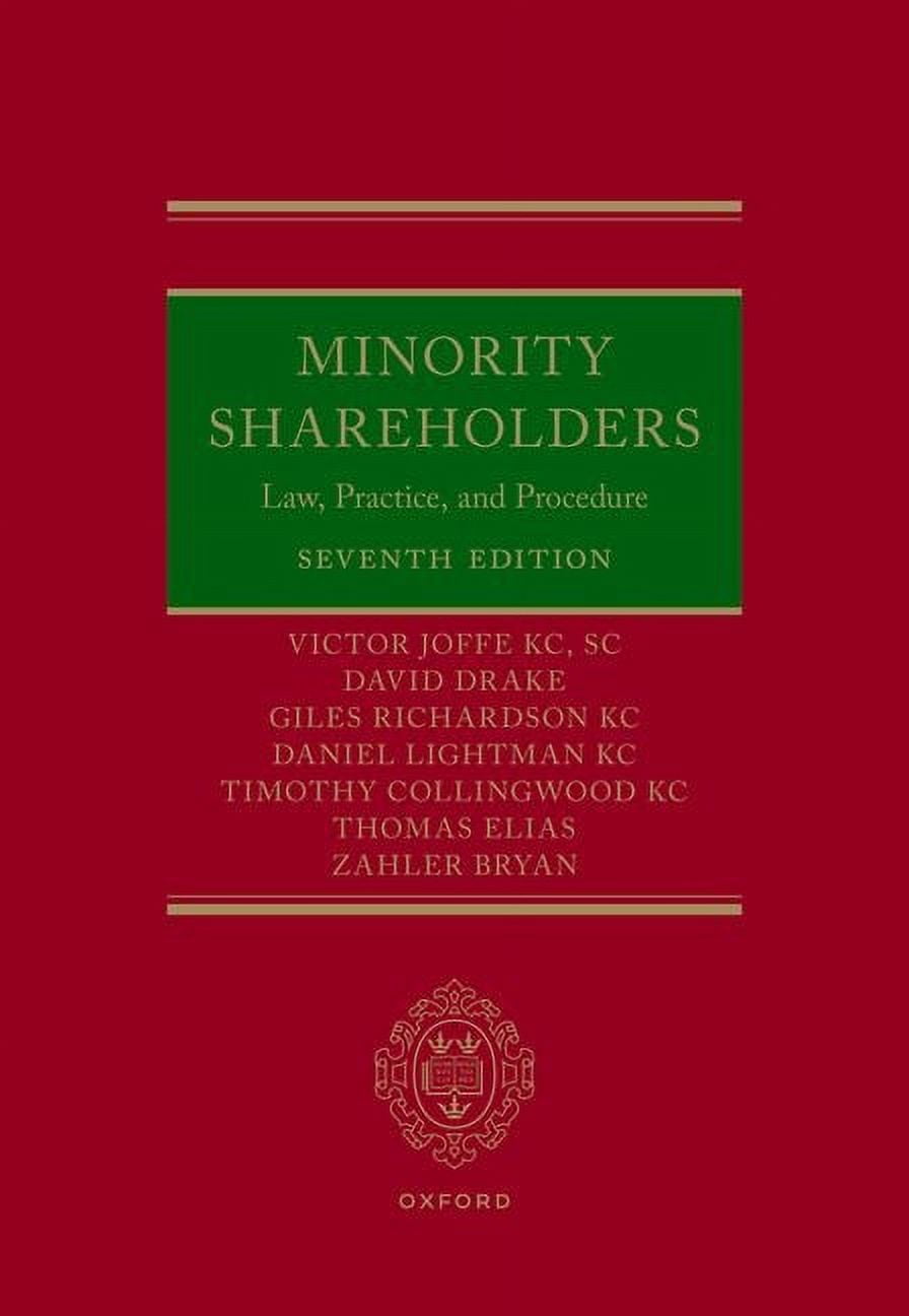 Minority Shareholders: Law, Practice, and Procedure, (Hardcover)