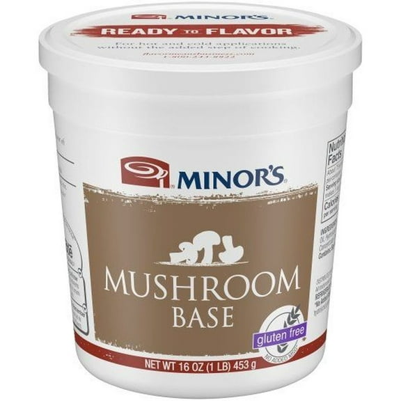 Minors No Added MSG Mushroom Base, 1 Pound -- 6 per Case.