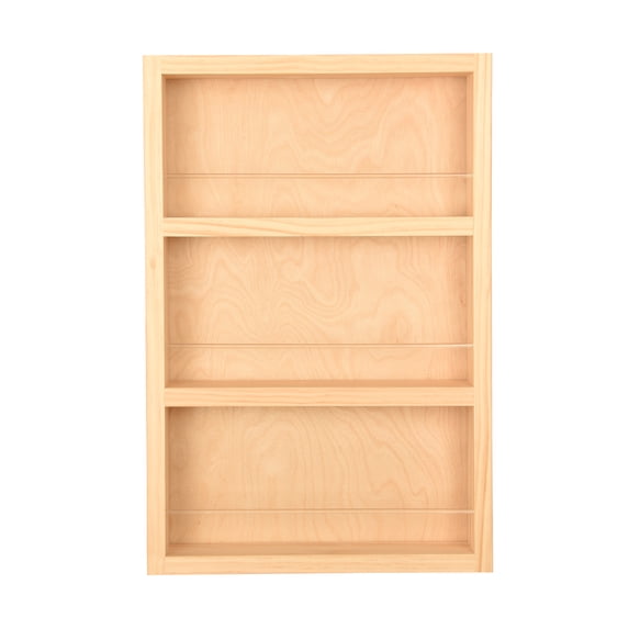 Minos Unfinished On the Wall Spice Rack 21"h x 11"w x 4.5"d