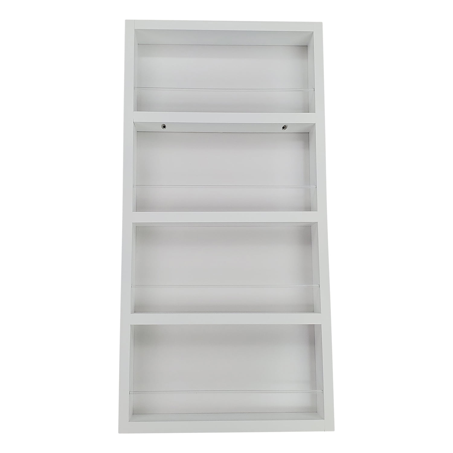 Enamel Retail Rack Minos White Enamel On the Wall Spice Rack 21
