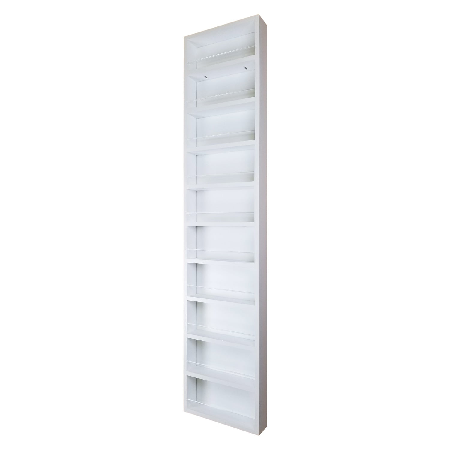 Enamel Retail Rack Minos White Enamel On the Wall Spice Rack 69